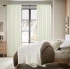 Kitchen Curtains 45 Inch Length for Farmhouse Window Over Sink,Vintage Boho Floral Pattern Pleated Beautiful Cafe Curtains,Beige