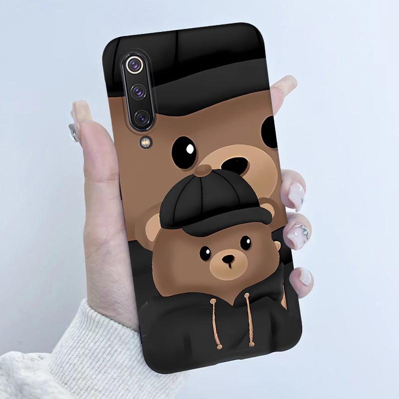 For Xiaomi Mi 9 SE Case Cute Cartoon Panda New Patterned Silicone Matte Soft Protection Cover For Xiaomi Mi 9 Mi9 SE Phone Cases