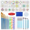 53-Piece Children's Mandala Drawing & Dotting Tool Set