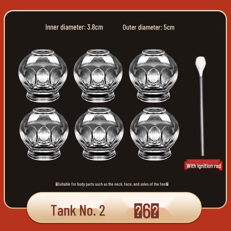 Chenye Thickened Glass Fire Cupping Set – Beauty & Household Therapy Jars