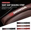 2Pcs Car Seat Gap Filling Plug Cushion Side Seam Leak Proof Strip For Honda Civic Fit Accord City Vezel CR-V S660 Odyssey HR-V