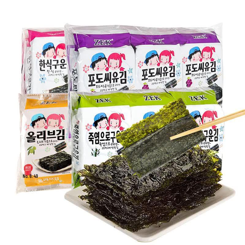 Zek Multi-Flavor Korean Roasted Seaweed