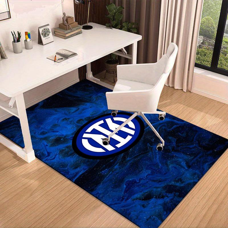 Mi-lan FC Emblem Printed Area Rug for Office, Chair Rug, Decorative Carpet Floor Mat, Large Size Fan gifts Christmas gifts