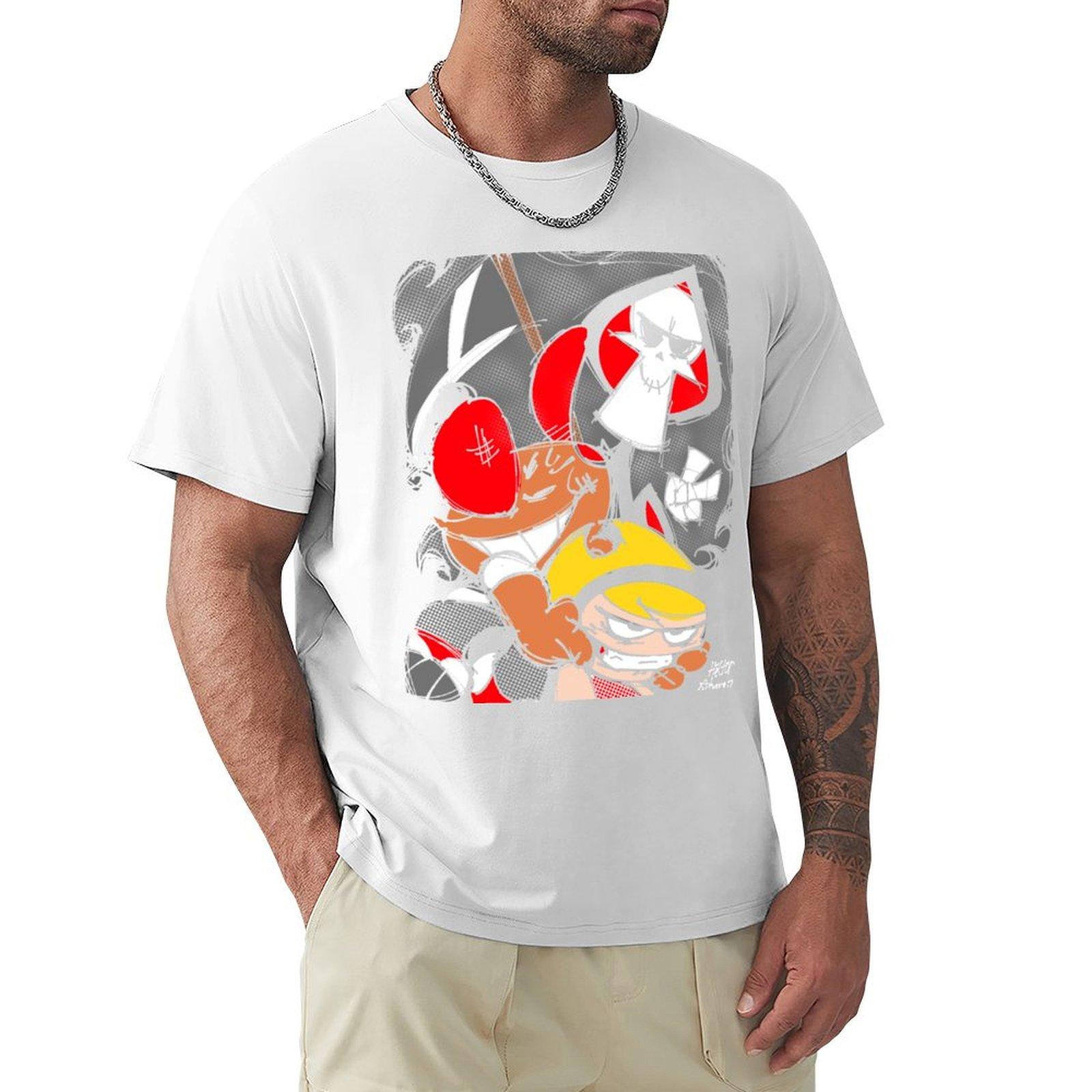 The Grim Adventures Of Billy And Unisexdy Tshirt Mechanic Work Tee Shirt S