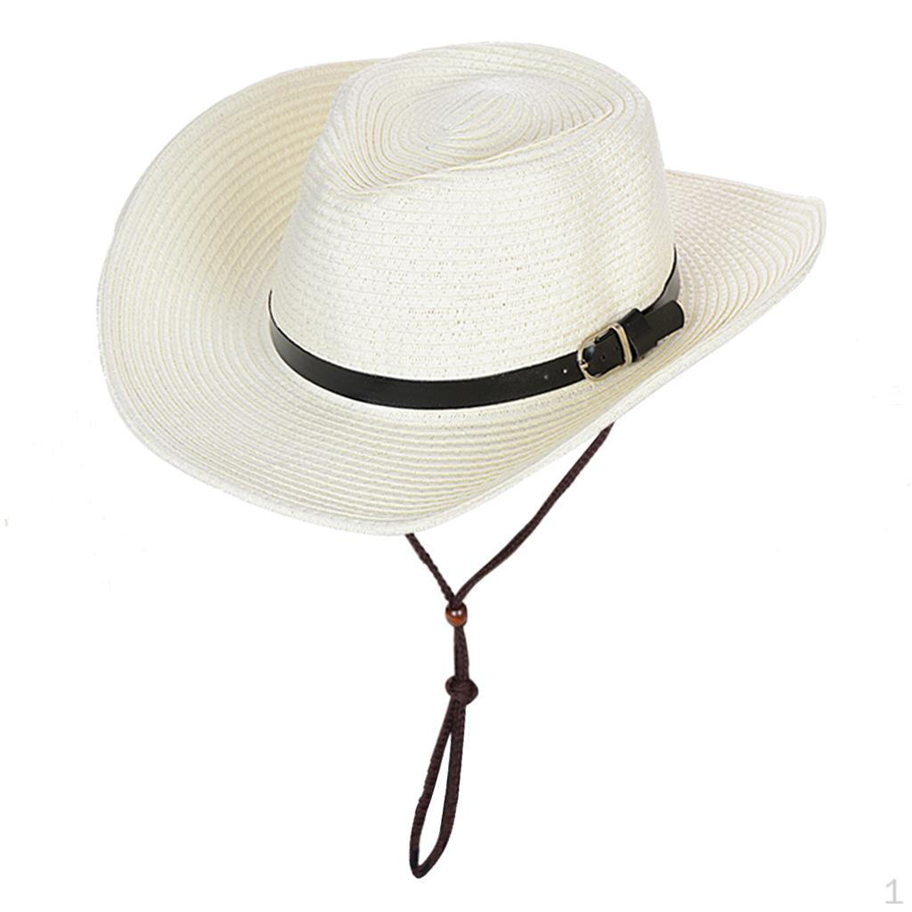 Straw Sun Hat Big Brim Fedora Outdoor