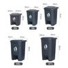 Haisidike Foot Pedal Industrial Waste Bin