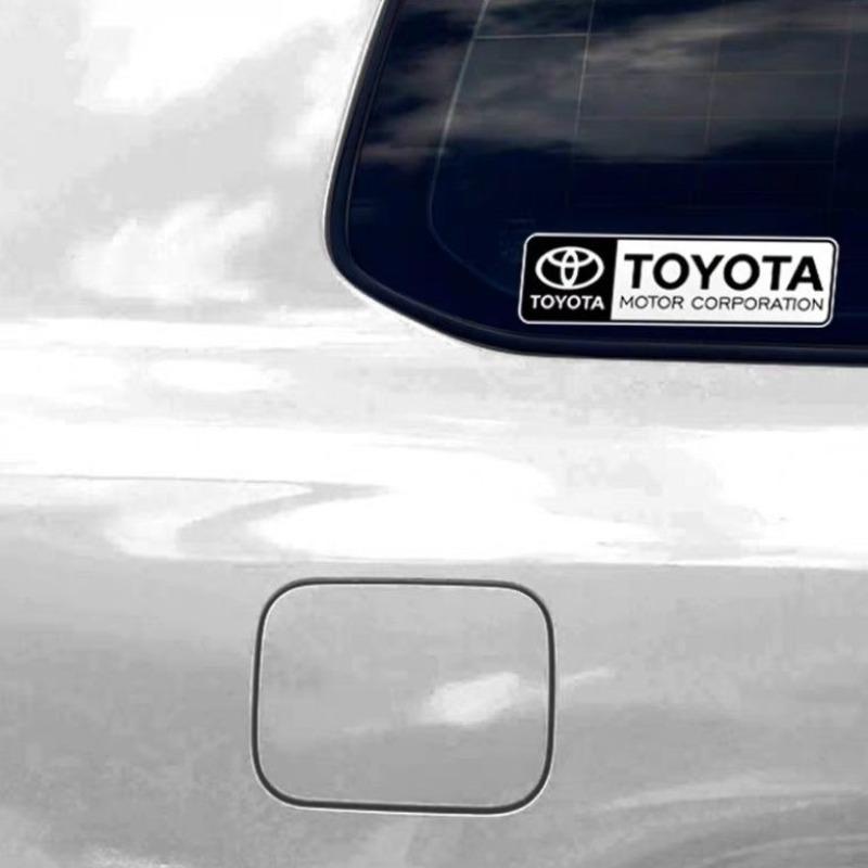 Car badge logo sticker body rearview mirror window rear glass decoration decal for Toyota GE modified TRD Corolla Camry
