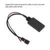 Bluetooth 5.0 AUX wejście Moduł ABS Czarny Adapter Bluetooth do Samochodu dla