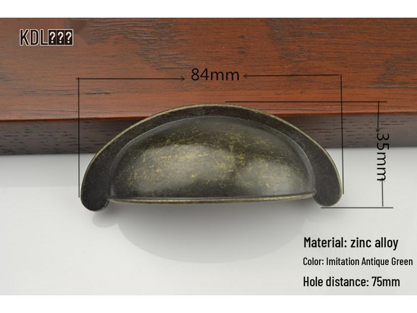 Vintage Muschel Schubladengriff für chinesische & europäische Schränke