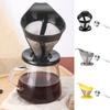 Stainless Steel Coffee Filter Set with HLB18 Measuring Spoon Meshs Filter Funnel Coffee Funnel Suitable for Coffee