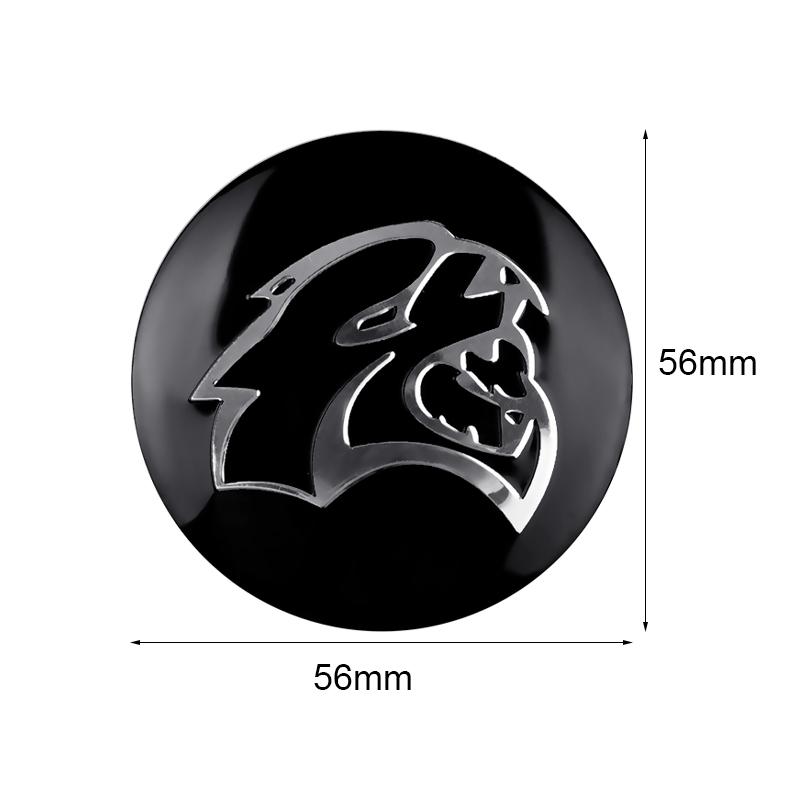 56MM 4Pcs Car Wheel Center Hub Cap For Dodge Durango Caliber Dakota Neon SXT Nitro Ram1500 Viper Badge Covers Sticker Accessorie
