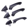 Exterior Handle Assembly for E53 2000-2007, Textured Black Door Access Part for Shop Service and Routine Care Needs 51218257737 51218257738