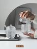 Honey Glass Jar Syrup Jam Storage Jar Storages Jar with Lid Mixing Rod Honey Jars Kitchen Storages Tools Food Storage Containers
