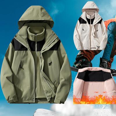 Autumn Winter Fleece Hiking Jackets Men  Windbreaker Waterproof Outdoor  Jakcets