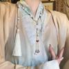 Lotus Yingluo Pendant Necklace: Retro Ethnic Style, Light Luxury, Ancient Chinese-Inspired Horse Face Skirt Accessory