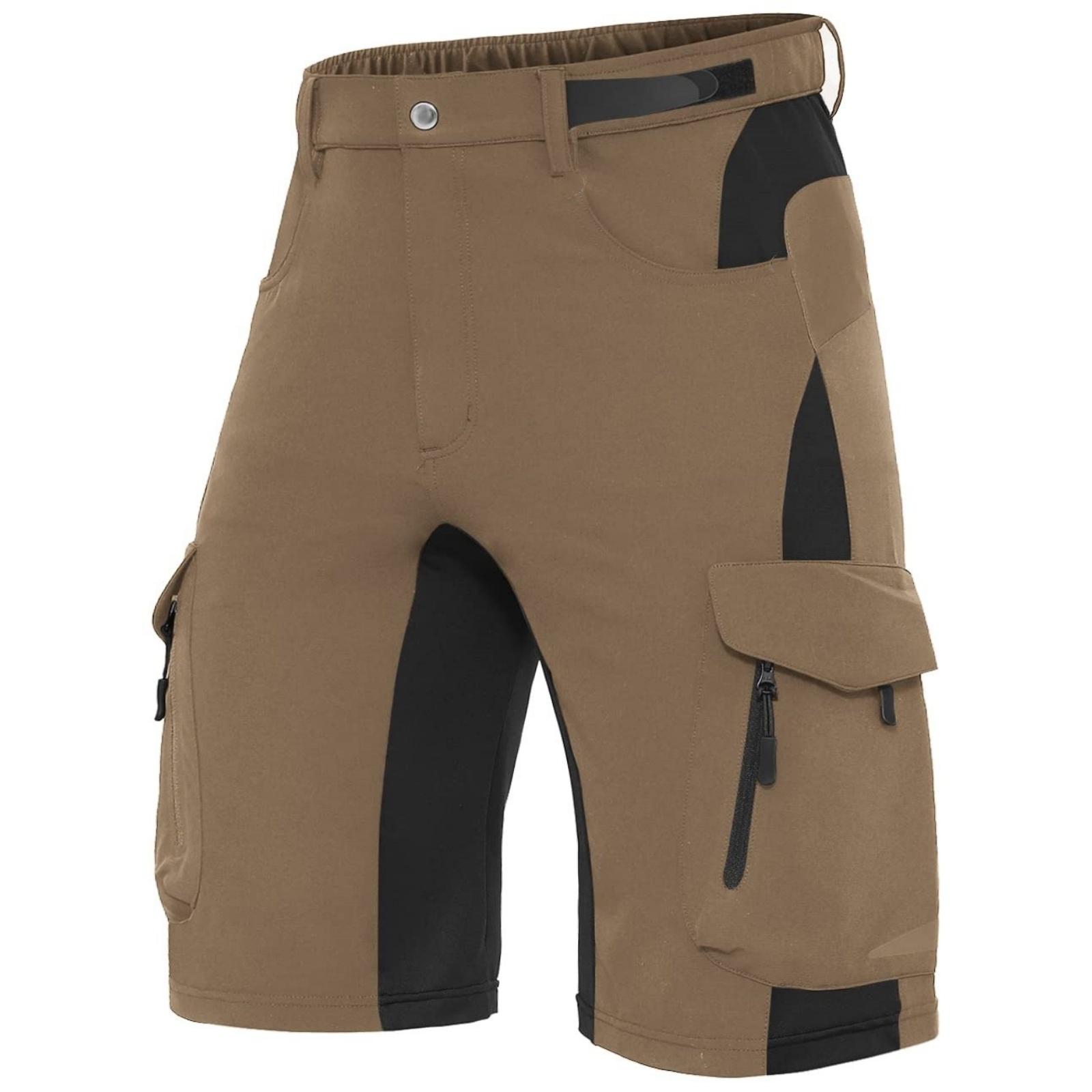 

Men s Fashionable Multi-color Lace-up Waist-cinching Sports Shorts - Men s Loose And Lightweight Workwear Casual Shorts XXL верблюд
