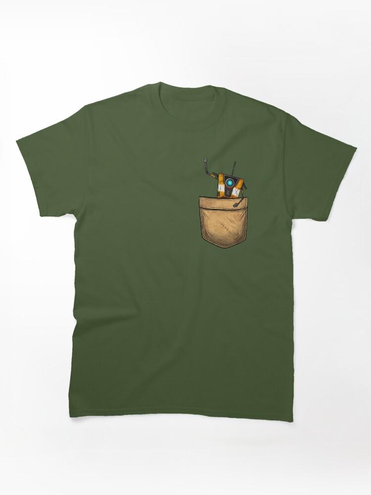 Pocket Claptrap - Borderlands Classic T-Shirt