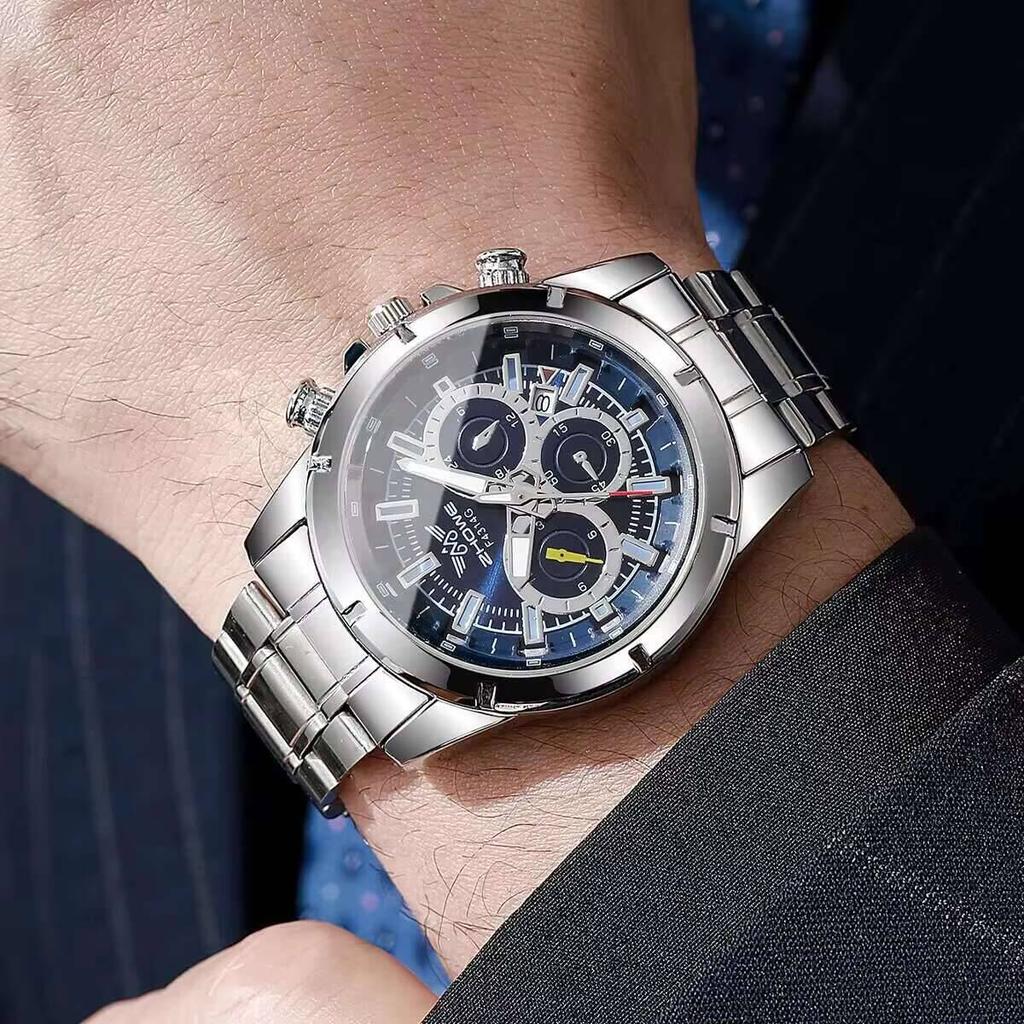 Luxury Men's Calendar Quartz Watch Fashion Men Business Watches Reloj Hombre