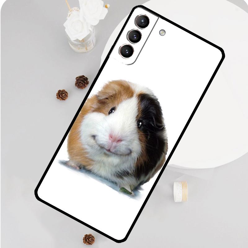 Cute Animals Guinea Pig Phone Case For Samsung Galaxy S23 Ultra S21 S20 FE S9 S10 Plus Note 10 20 S22 Ultra Funda
