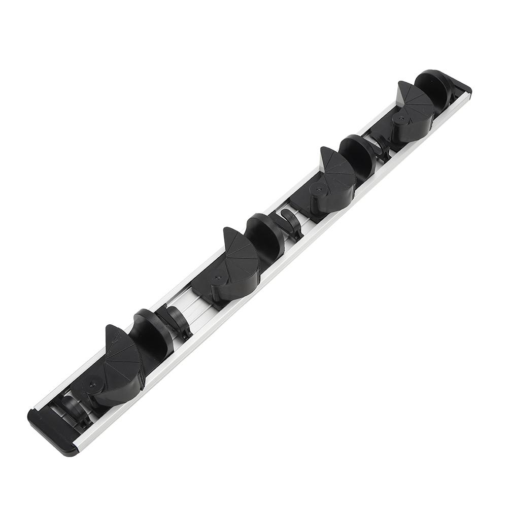 Wandmontierter Mopp Besen Halter Organizer Aufbewahrung Hängehaken für Küche Badezimmer Schrank Büro