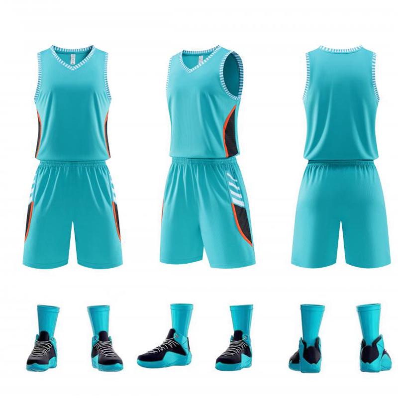 

Мужской и детский комплект баскетбольной формы без рукавов для тренировок и соревнований S озеро синий