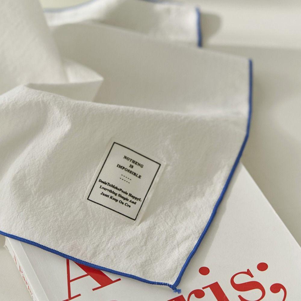 Cotton Solid Color Placemat 30x50cm Cup Cloth Mat Photo Background Kitchen Towel  Graduation