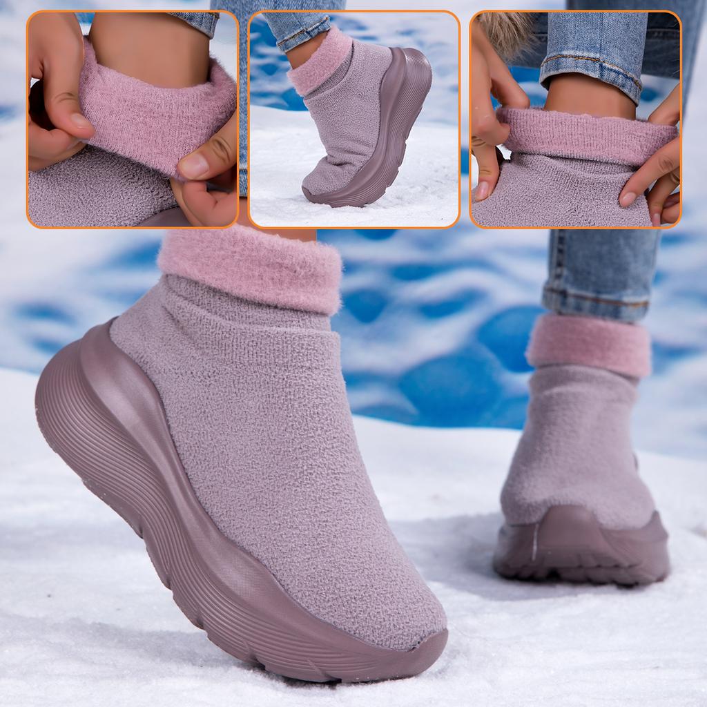 Men's Sneakers Warm Cotton Snow Ankle Boots Casual Shoes Couple Platform Shoes Men Boots Designer Shoes Warm Sock Boots