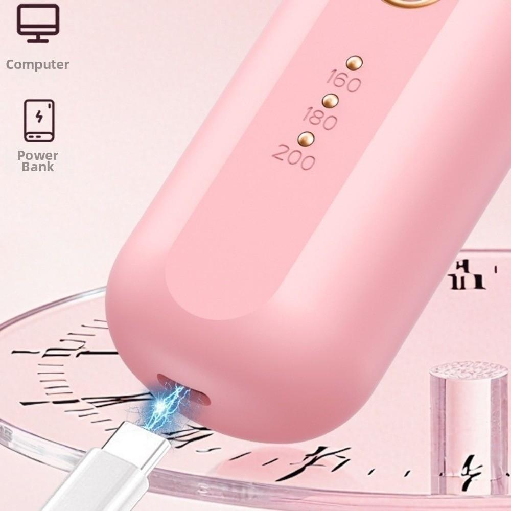 Fast Heating Hair Straightener Brush USB Rechargeable Electric Styling Comb Home Use