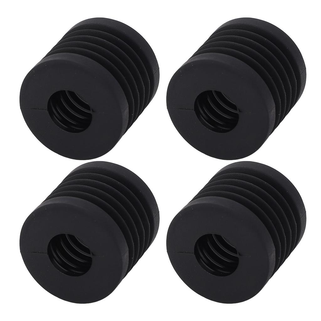 4 Stück Druckerfußpolster Antivibration Stoßdämpfung Gummi Druckerfußmatte für Bambu Lab X1 X1C P1P P1S 3D-Drucker