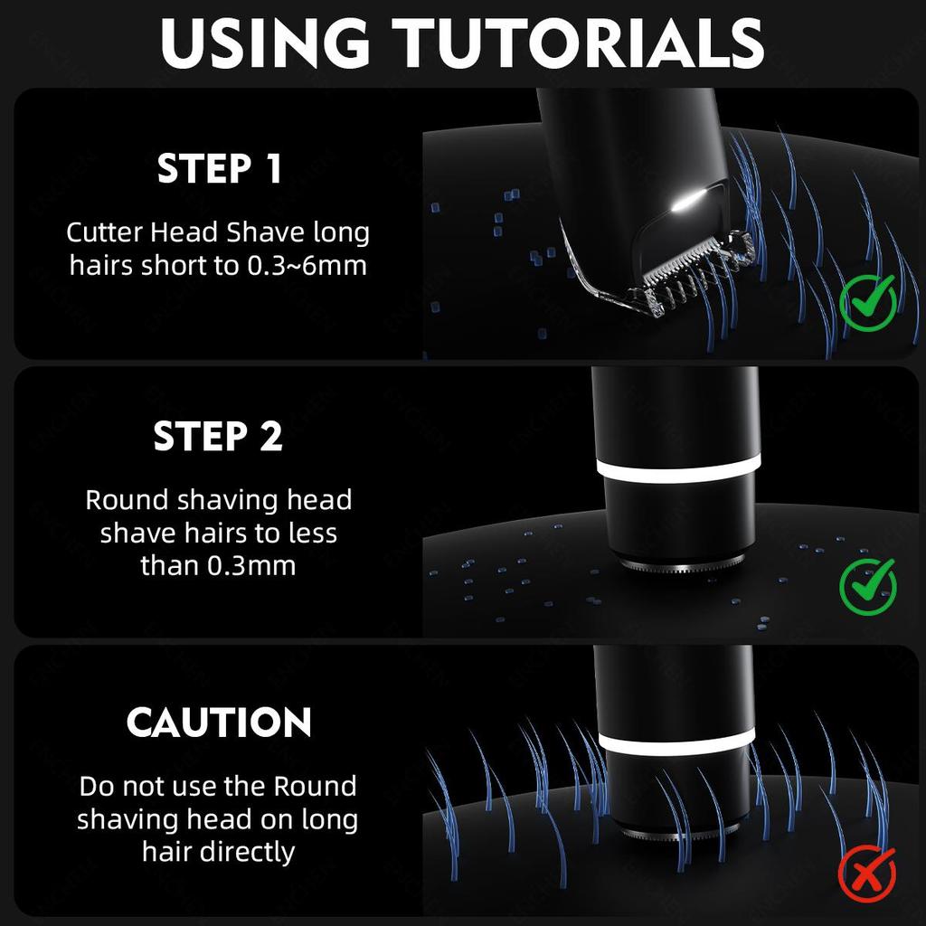 Xiaomi ENCHEN A3 2 IN 1 Electrical Rotary Shaver Portable Beard Trimmer for Men Women