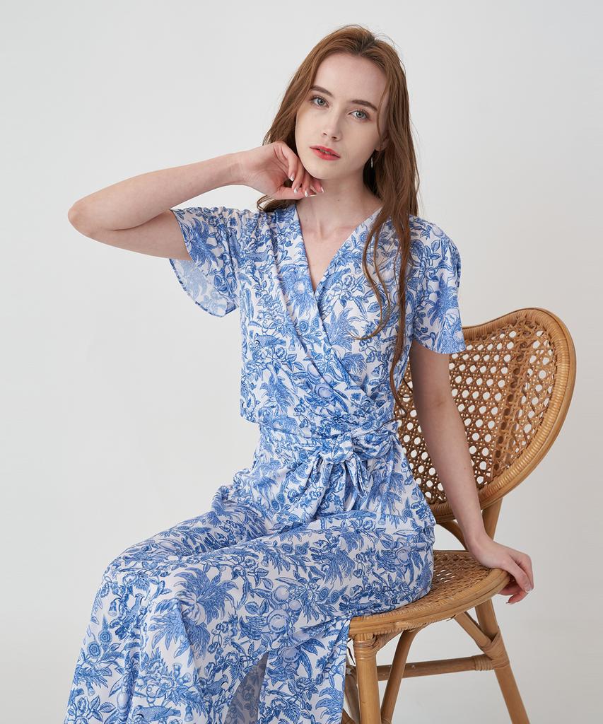 Bonide V&A Wrap Dress White