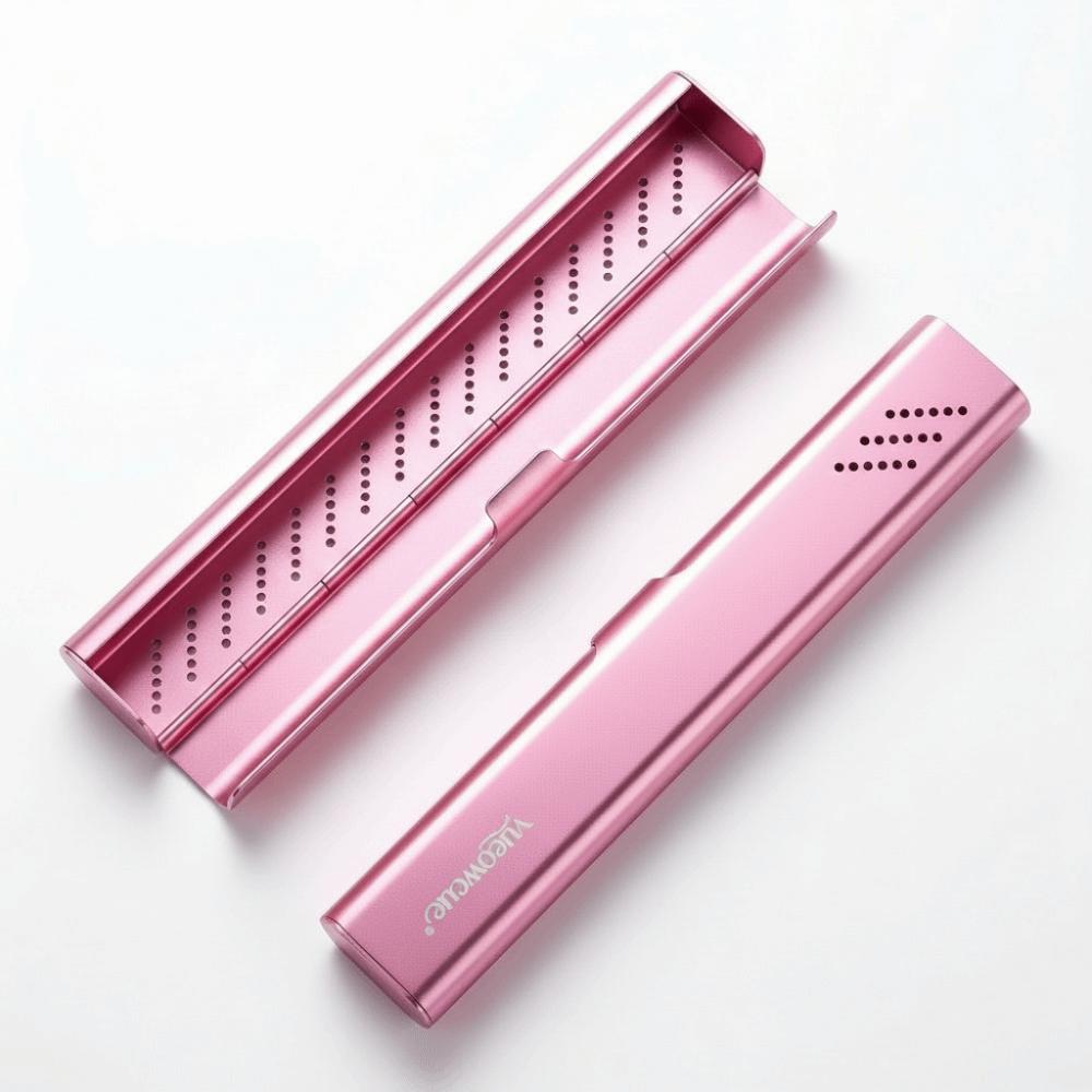 Durable Construction Aluminum Toothbrush Case Portable Toothbrush Case  Personal Hygiene