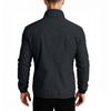 Lightweight Stand Collar Windbreaker Jacket for Men with Zipper Closure and Elastic Cuffs Casual Outerwear for Spring Fall