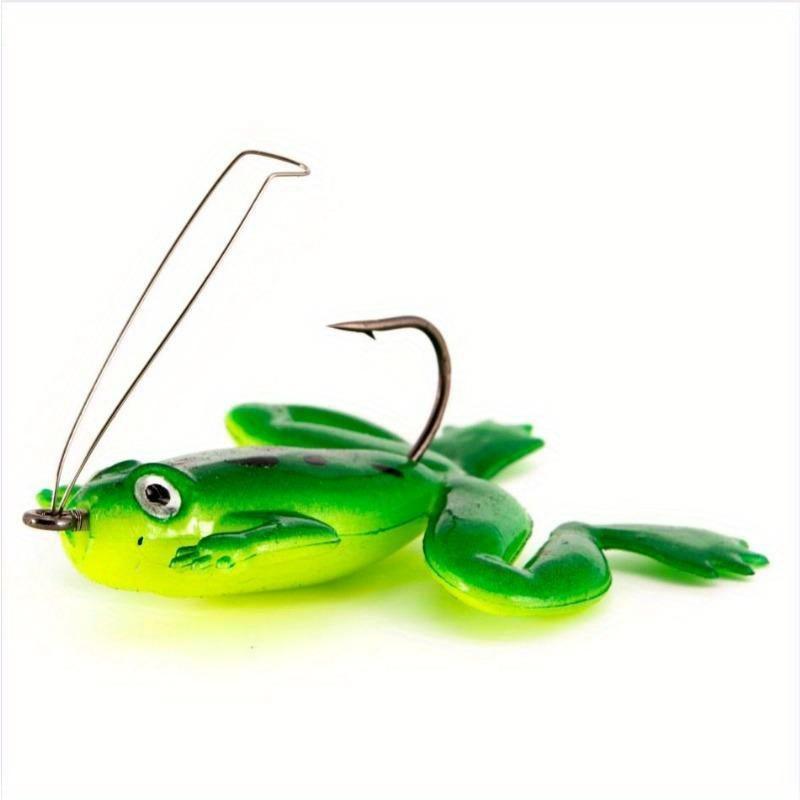 10pcs Rubber Frog Soft Fishing Lures CrankBait Tackle 6cm Frogs Fishing Lures Baits