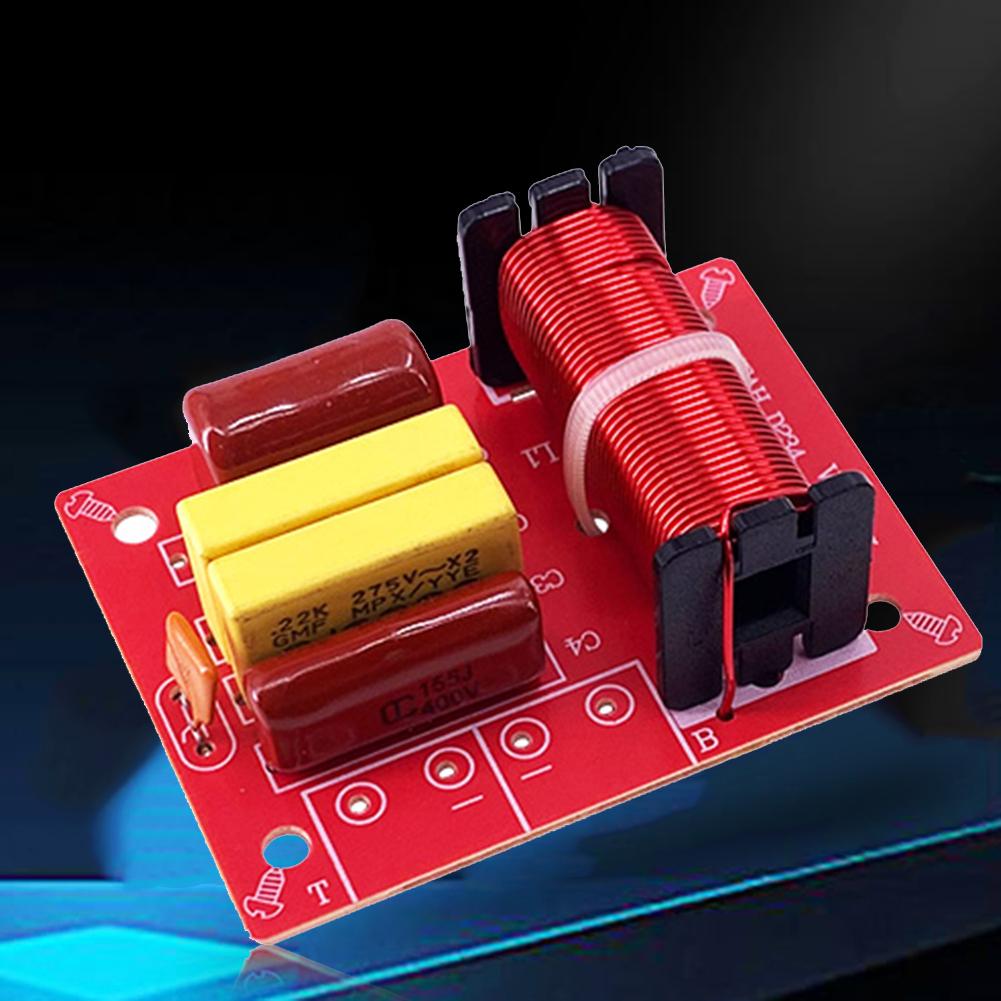 80W 2 Way Crossover Audio Filters HiFi Speaker Dual Frequency Divider Speaker Frequency Divider Stereo Crossover