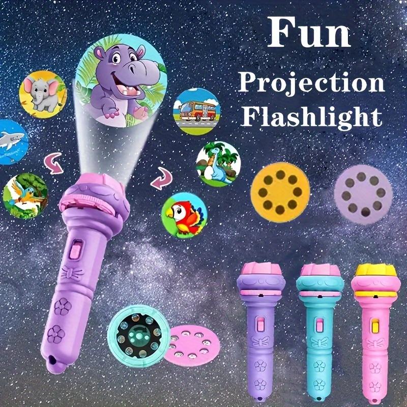 Fun Projection Flashlight: Stimulate Imagination with 32 Patterns And 4 Cards Suitable Projection flashlight camera toy puzzle