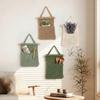 Handgewebte Wandtasche Organizer Wandmontage Schlüssel Handy Aufbewahrungstasche Heimorganisation