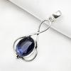 Iolite Pendant, 925 Solid Sterling Silver Pendant Handmade Gemstone Jewelry, Gifts For Wife Brand New Pendant