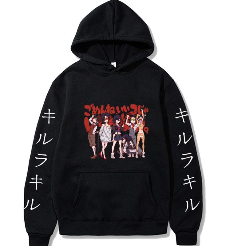 KILL La KILL Japanese Animation Hoodie Men Women Harajuku Pullover Street Wear Unisex Autumn Winter Plushed
