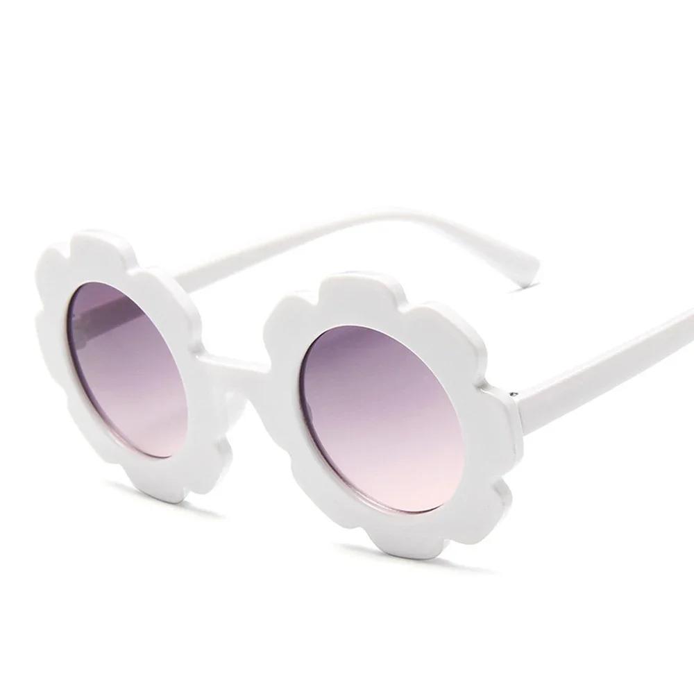 Kids Round Sunglasses Sunflower Design UV400 Protection Cute and Stylish for Boys Girls