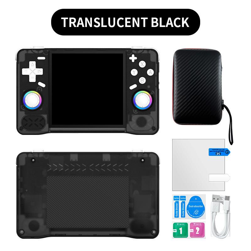 Xf40h Handheld Game Console With Screen For Multiplayer Rpg Gaming Translucent Black 64G