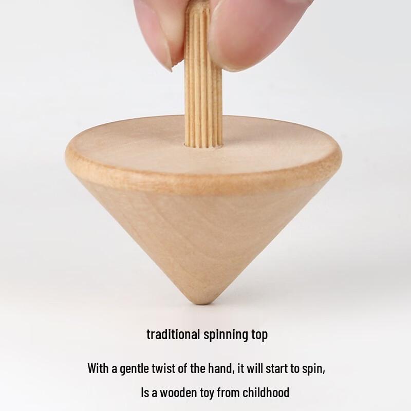 Wooden Spinning Top