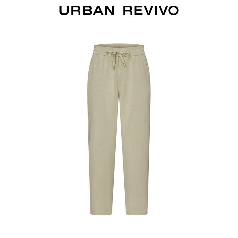 UR Herren Elastischer Bund Kordelzug Gerades Bein Hose