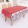 Decoration Christmas Printed Tablecloths Creative Desktop Dress Supplies Up