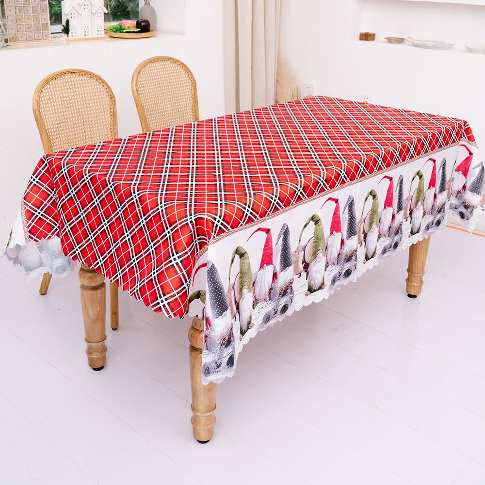 Decoration Christmas Printed Tablecloths Creative Desktop Dress Supplies Up