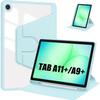 Case for Samsung Galaxy Tab A11 Plus / A9 Plus, Rotating Protection with Pen Holder - Blue