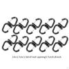 10 Pack S Hooks for Backpacking And Camping with Snap
