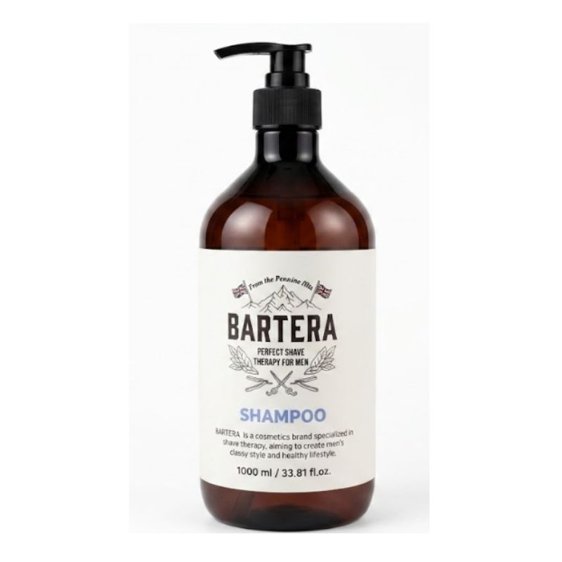 Bartera shampoo1000ml / perfect shave therapy for men