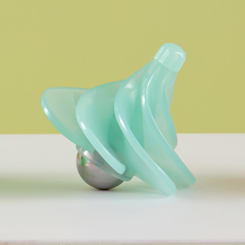 WINSPIN Toy Pneumatic Gyro Portable Fingertip Decompression Desktop Toy Wind Blowing Rotating Multicolor Gyro Children's Gift