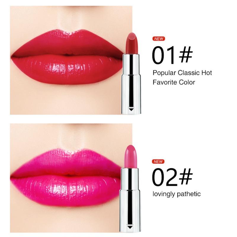 Szminka w tubce Fashion Rainbow Tube Nawilżająca Nawilżająca Trwała Biała Szminka do Makijażu